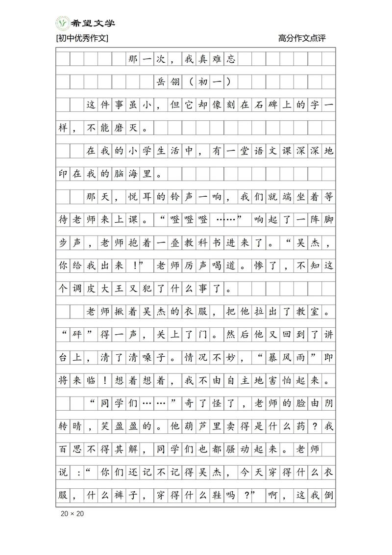 我多想什么什么初中作文