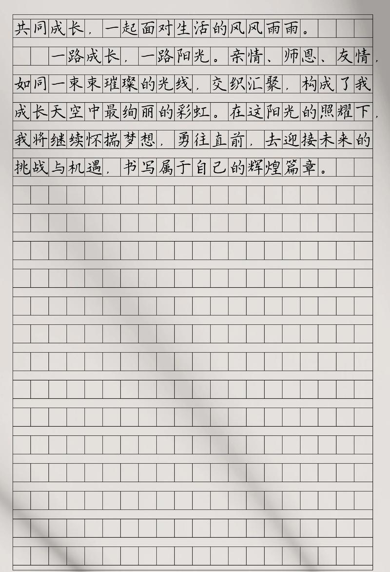 成长的那片蓝天初中作文