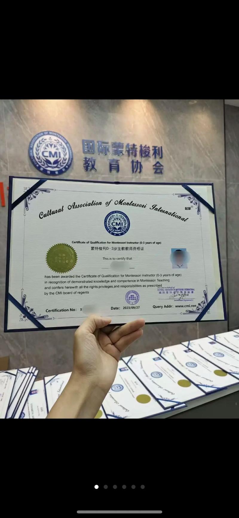 蒙台梭利早教证 早教