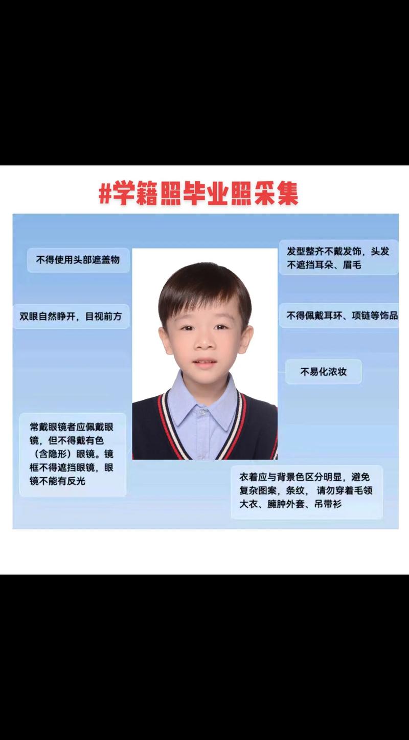 上海小学报名照片要求