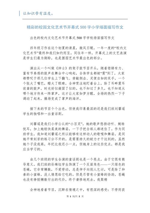 有关学校演出的作文初中