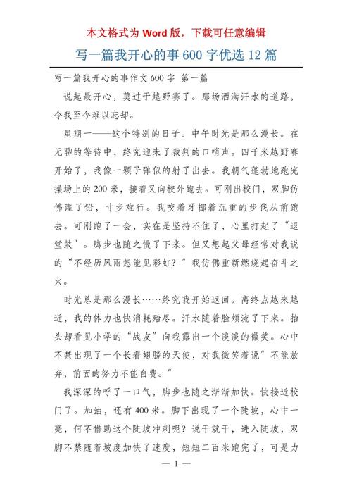 快乐的事作文 初中作文