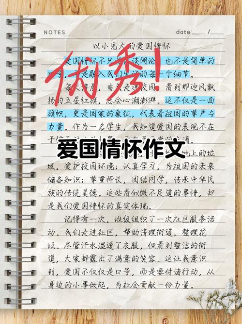 祖国的爱作文初中600