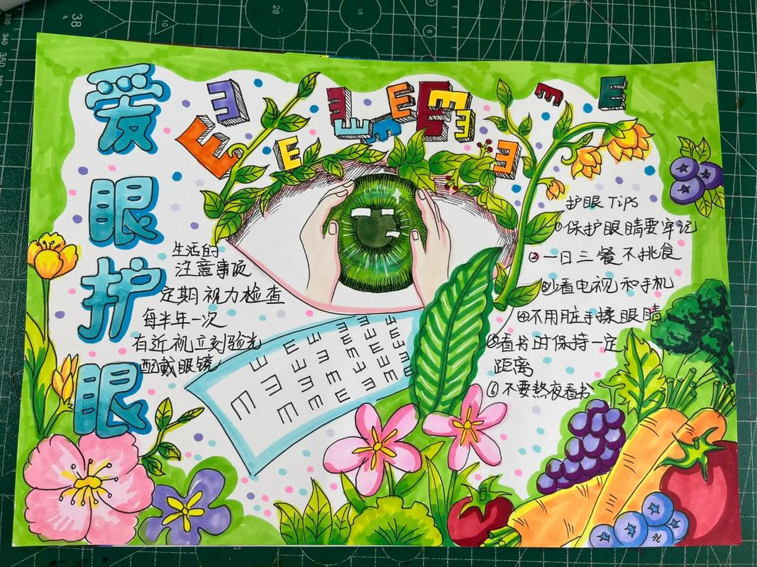小学生爱护眼睛手抄报