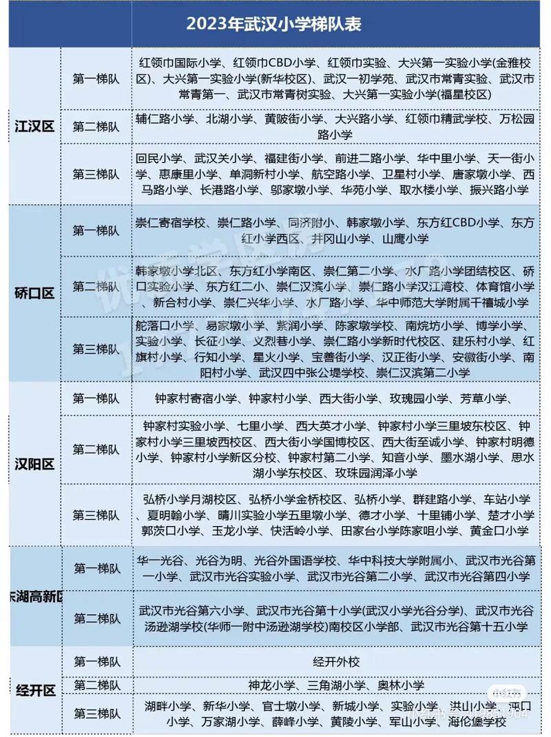 武汉市江夏区小学排名