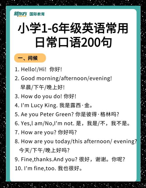 小学英语课堂教学用语