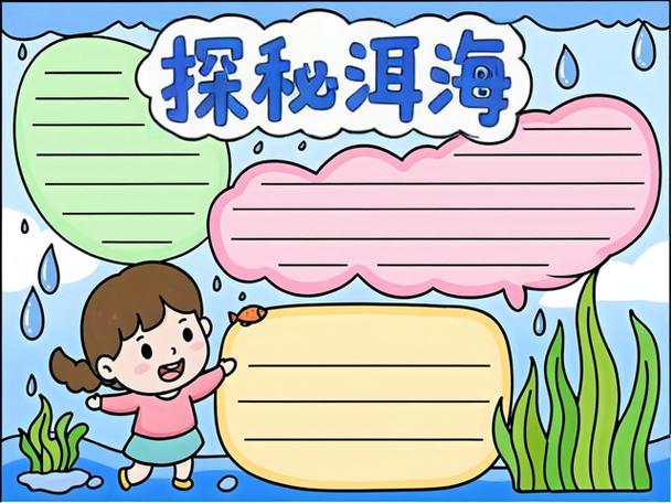小学生保护洱海手抄报